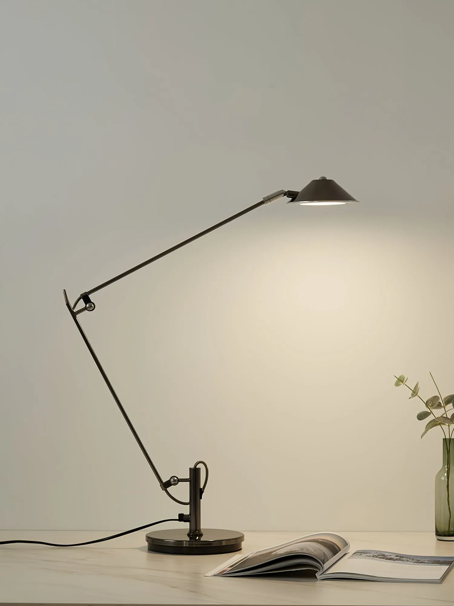 Adjustable Black Office Task Lamp T1596