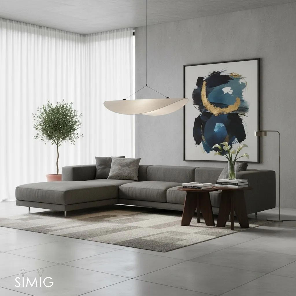 Tense Pendant Lamp - Contemporary Silk Design for Dining Area S51