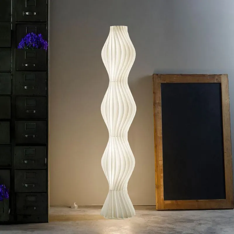 Modern Grass Skirt Vapor Floor Lamp for Living Room