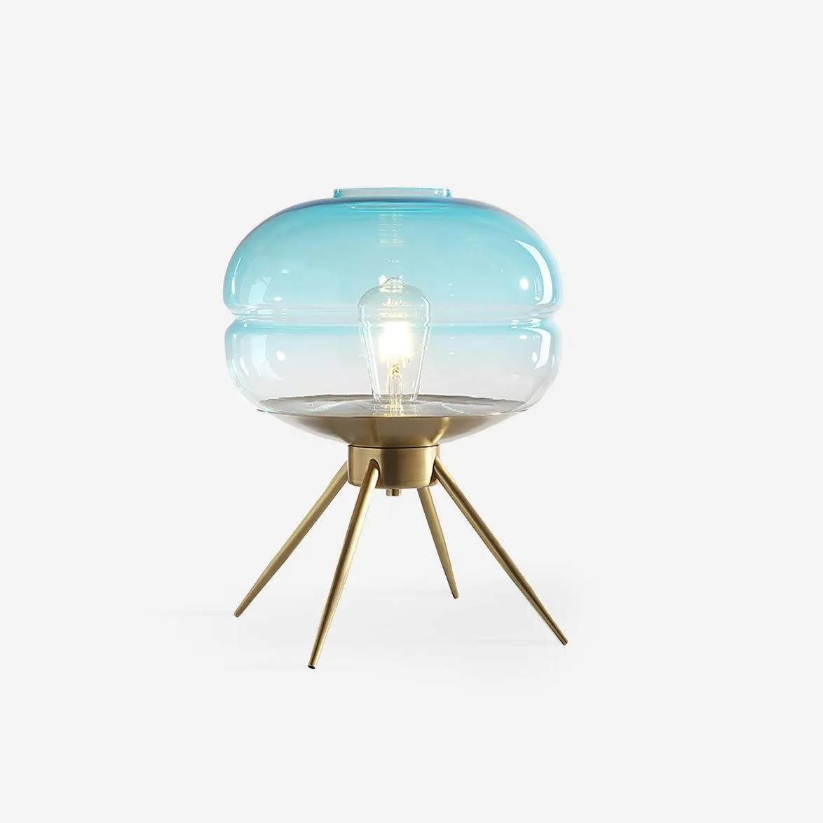 Luxury Personality Colored Glass Cover Tall Table Lamp M132