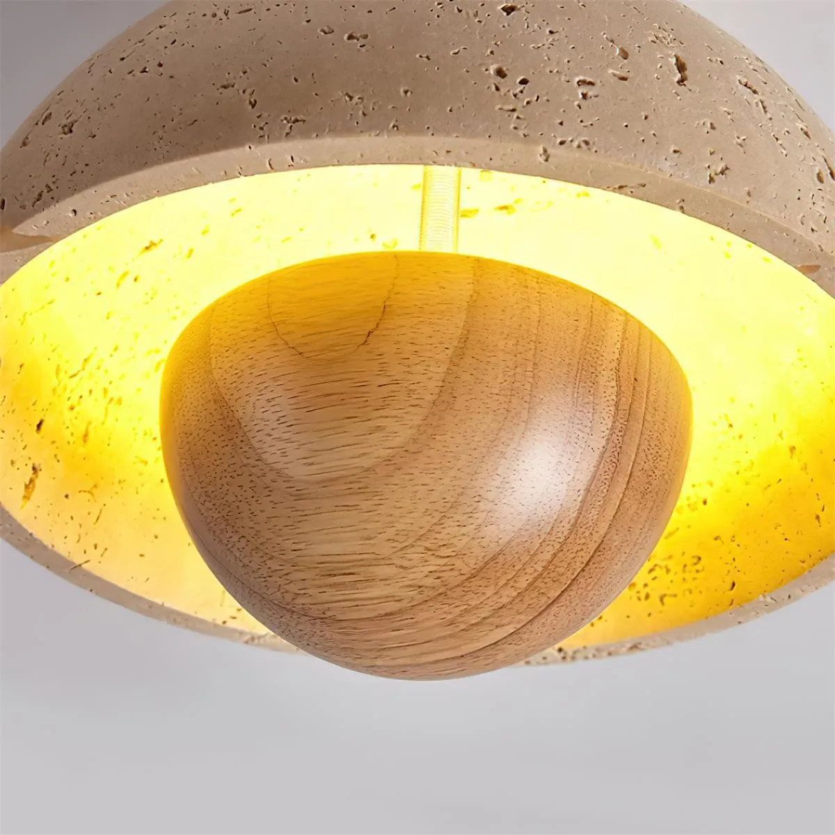 Japanese Wooden Inverted Ceiling Light M88