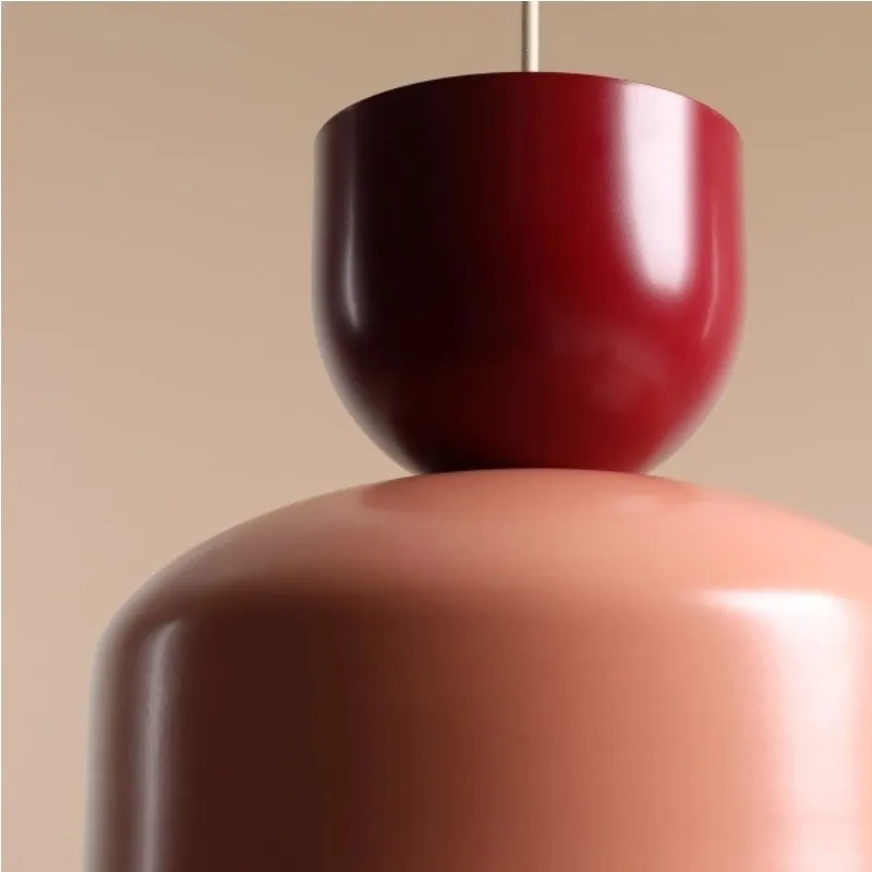 Modern Dual‑Shade Pendant Lamp With Scandinavian Style S227
