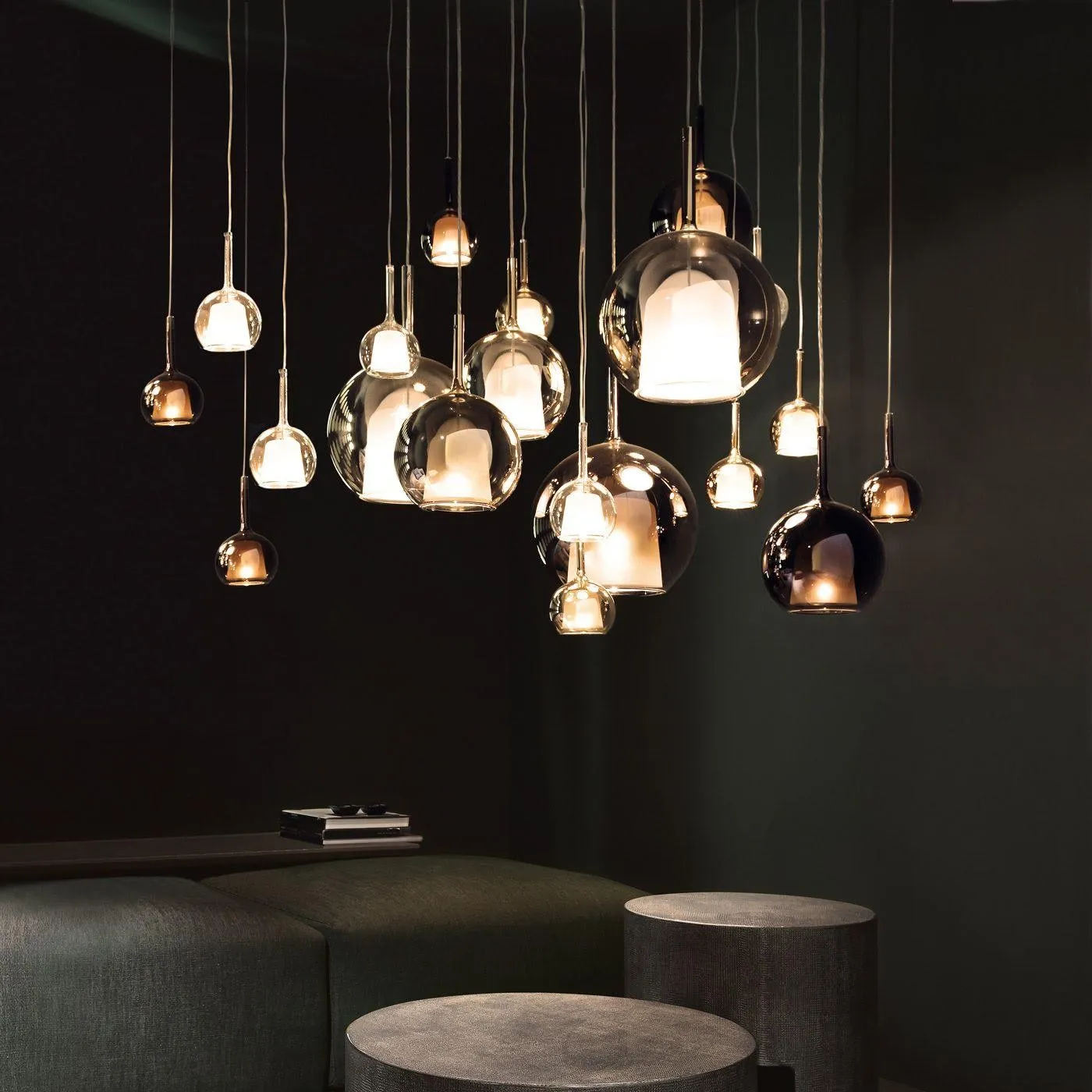 Glo Wine Glass Shaped Pendant Light S185