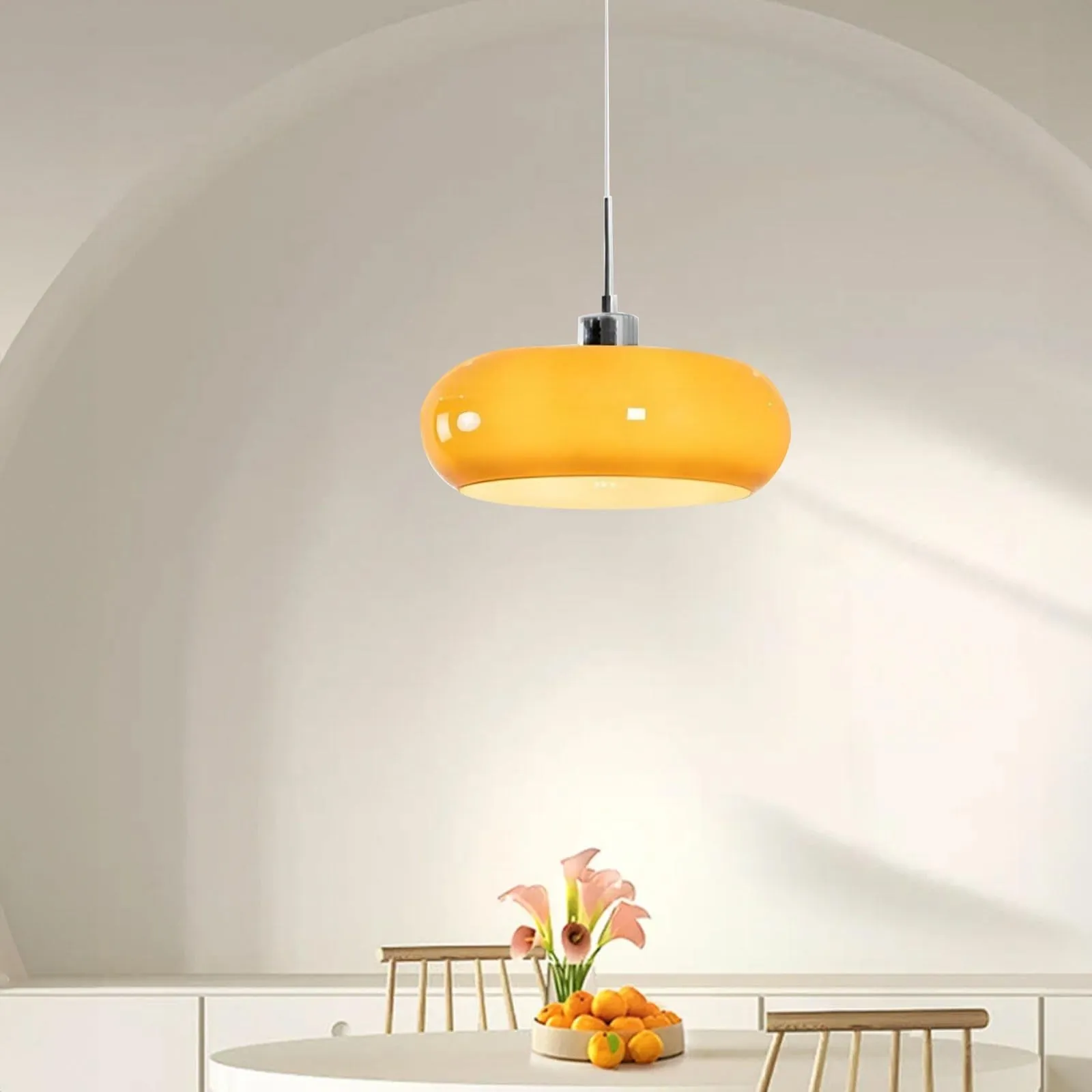 Nordic Bauhaus Glass Pendant Lamp S47