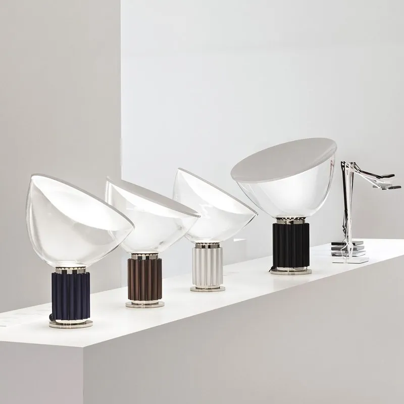 Bowlum Table Lamp - Designer Glass Table Lamp for Bedroom
