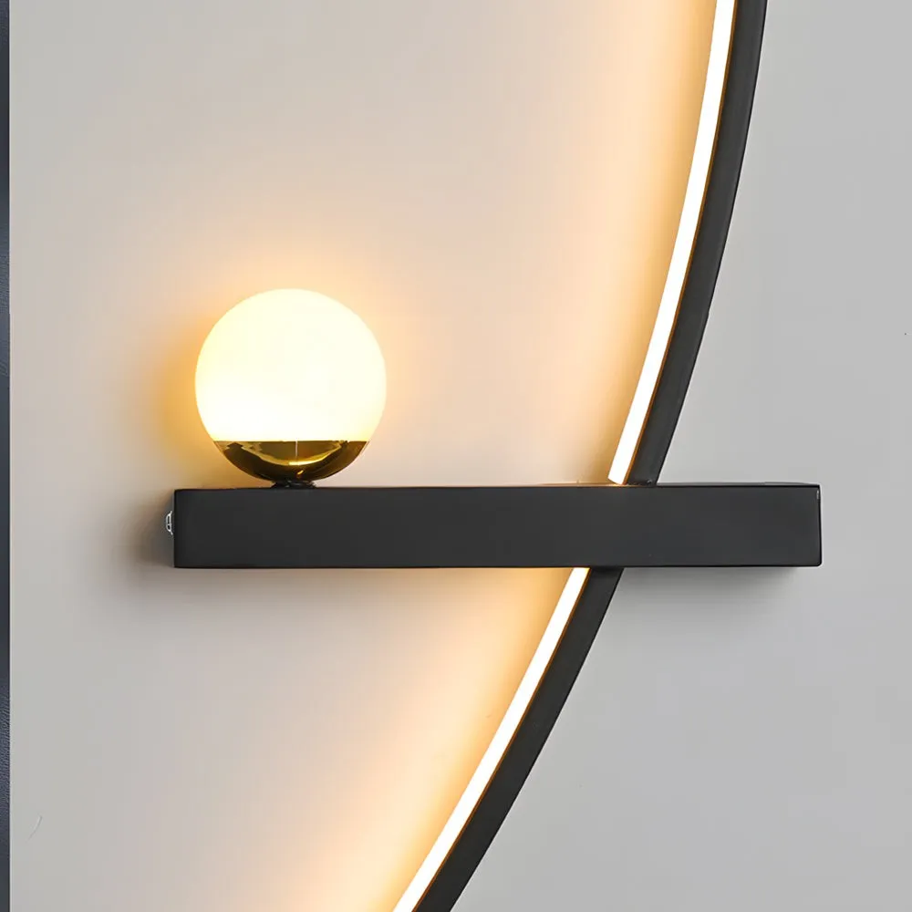 21'' Curved Strip 3 Step Dimming LED Wall Sconce G03