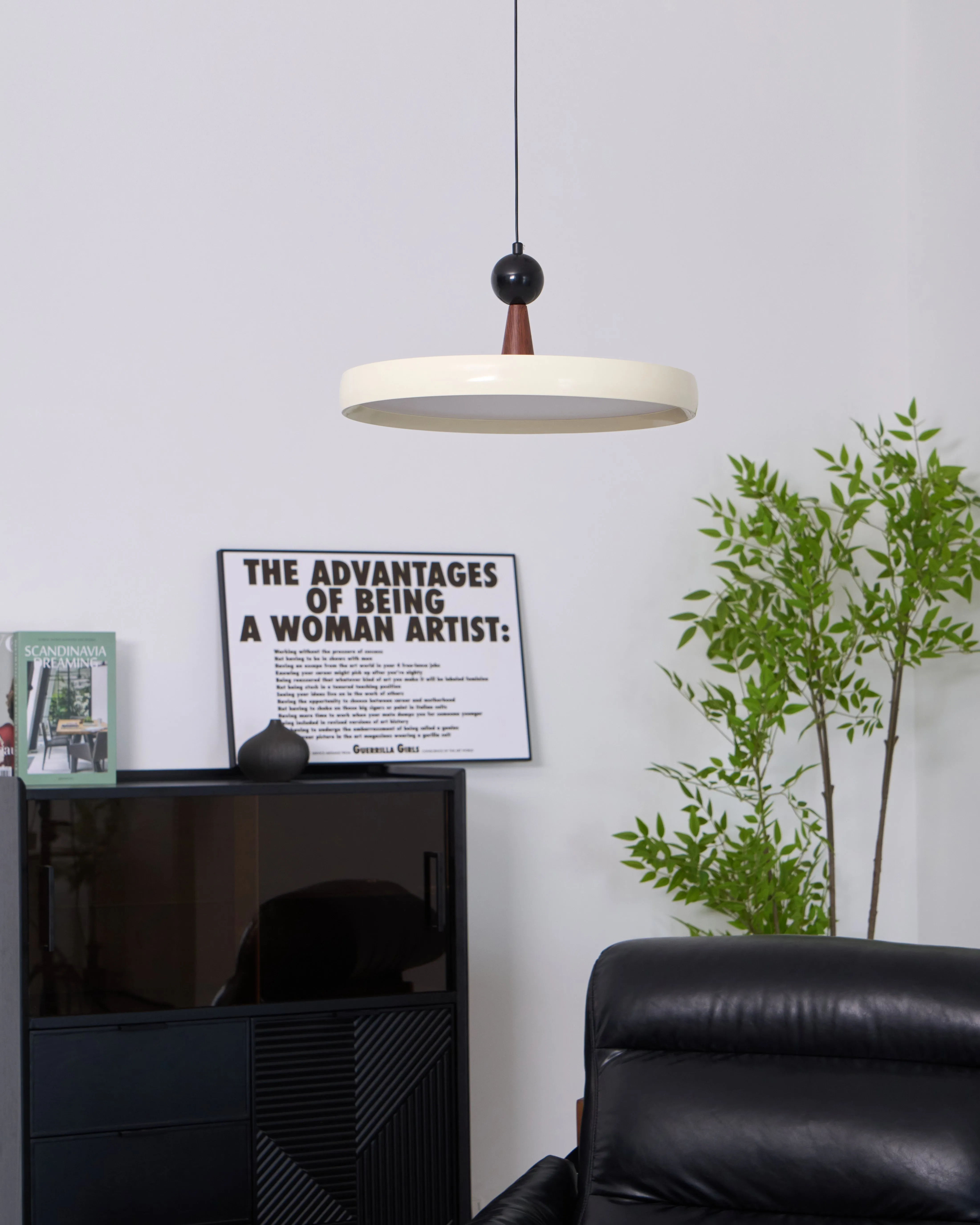 UFO Swing Arm Pendant Light P037