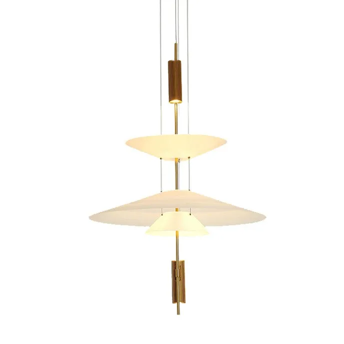 Plumeo Chandelier - Modern Layered LED Pendant for Living Room