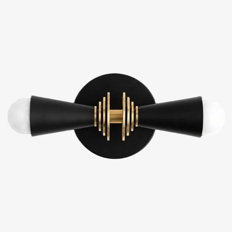 Pyralis Cone Art Deco Wall Light - Multi-Directional Sconce for Vanity or Wall T345