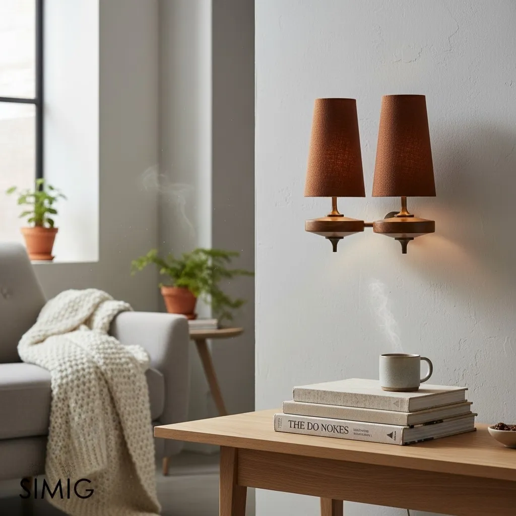 Chrona Rho Fabric Sculpt Wall Lamp - Artistic Contemporary Style T122
