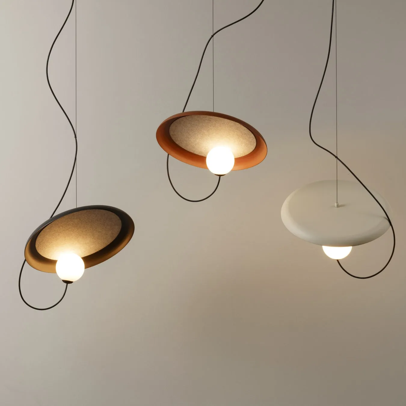 Acoustic Disc Pendant Lamp T1672