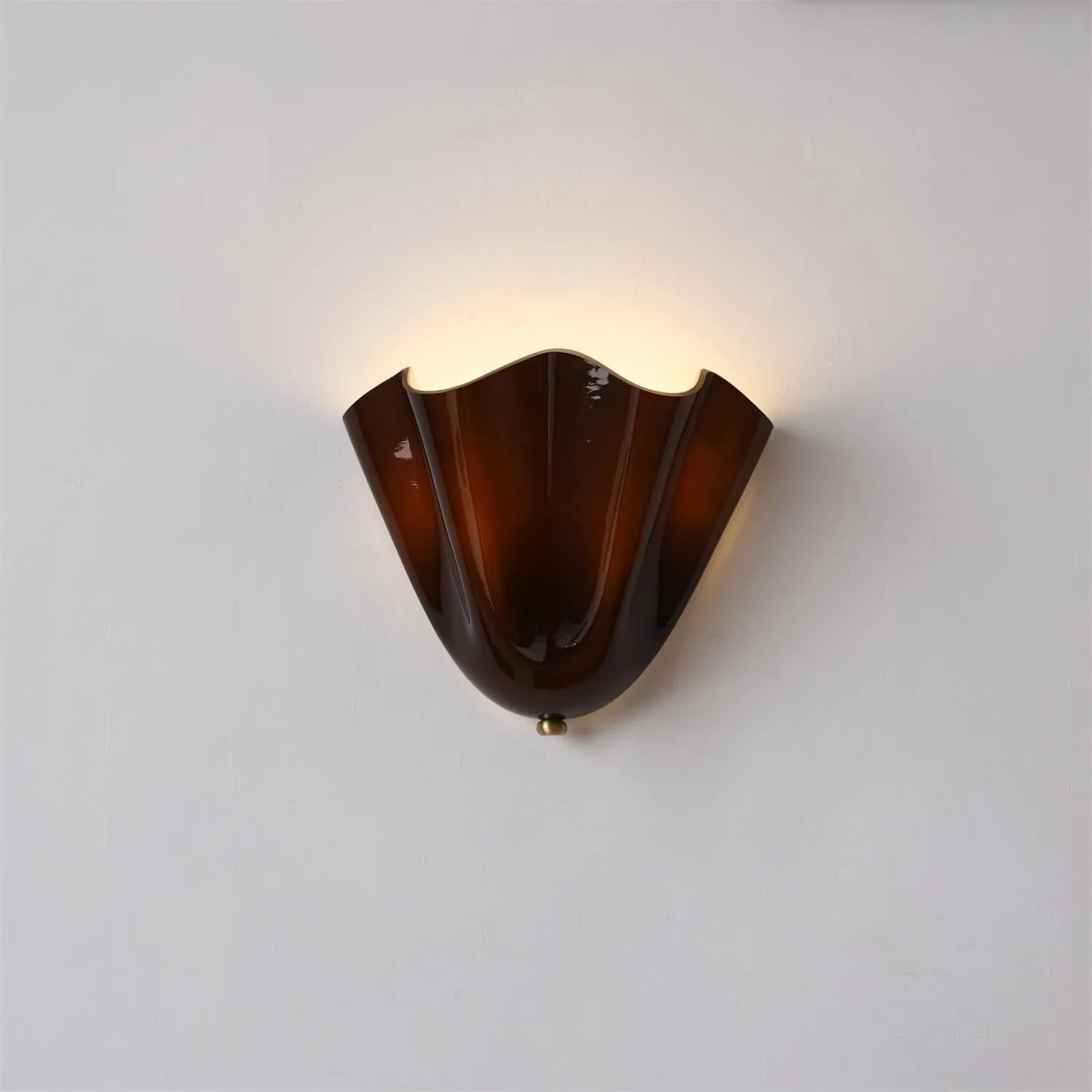 Bellina Modern Glass Wall Sconce - Ambient Lighting for Hallway P075