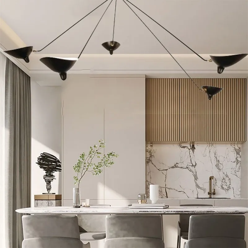 Arclume Arc Ceiling Lamp - Mid Century Multi Arm Light for Living Room