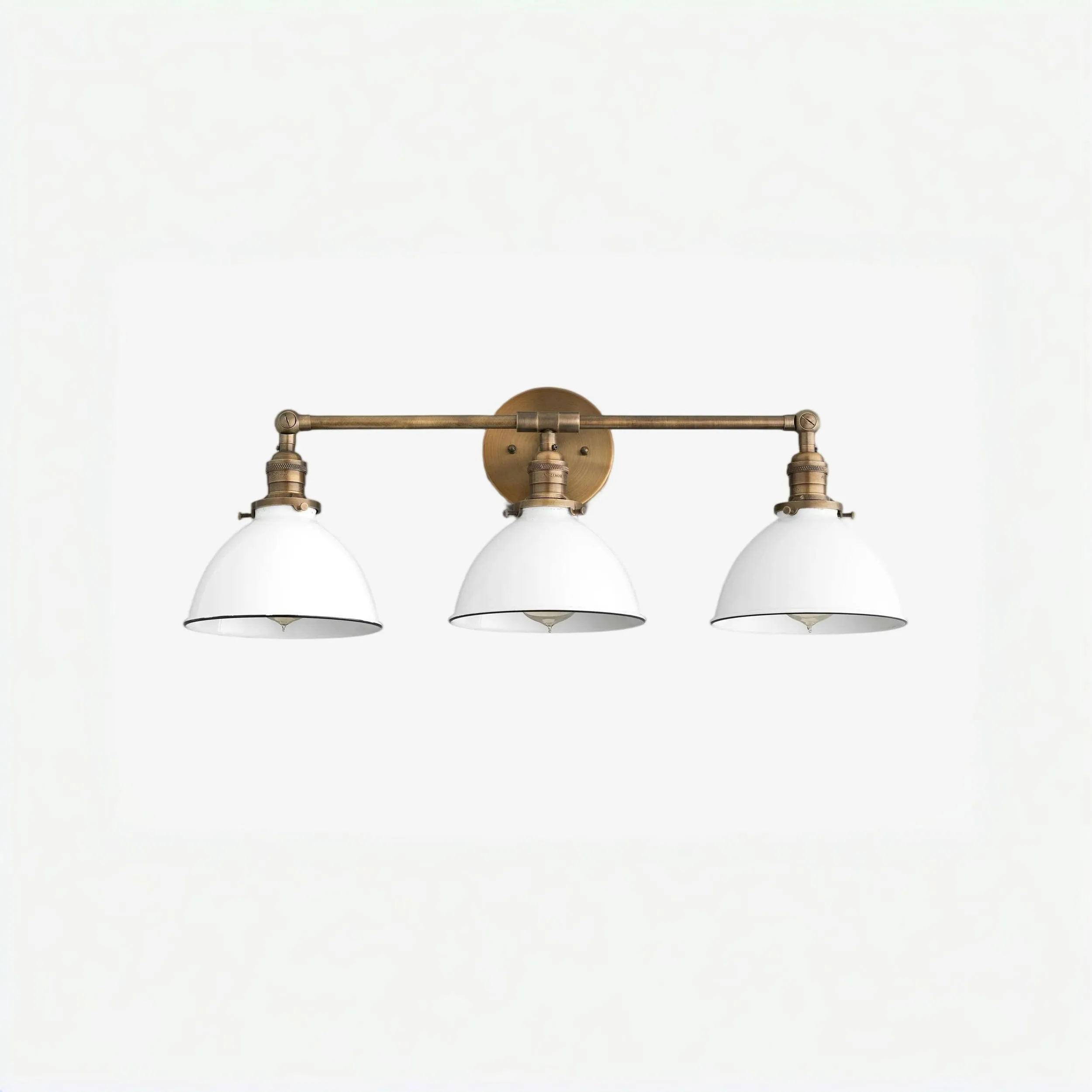 Conique Metal Industrial Vanity Light - Modern Bathroom Lighting Fixture T335