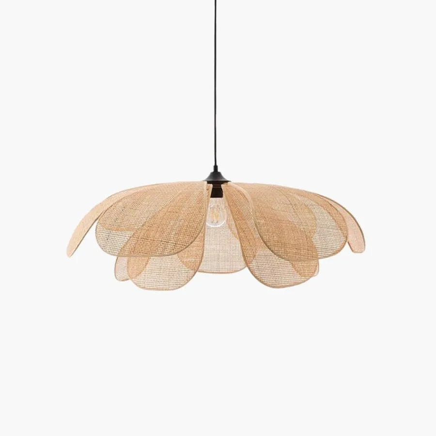 Modern Rattan Weaving Petals Chandelier S127