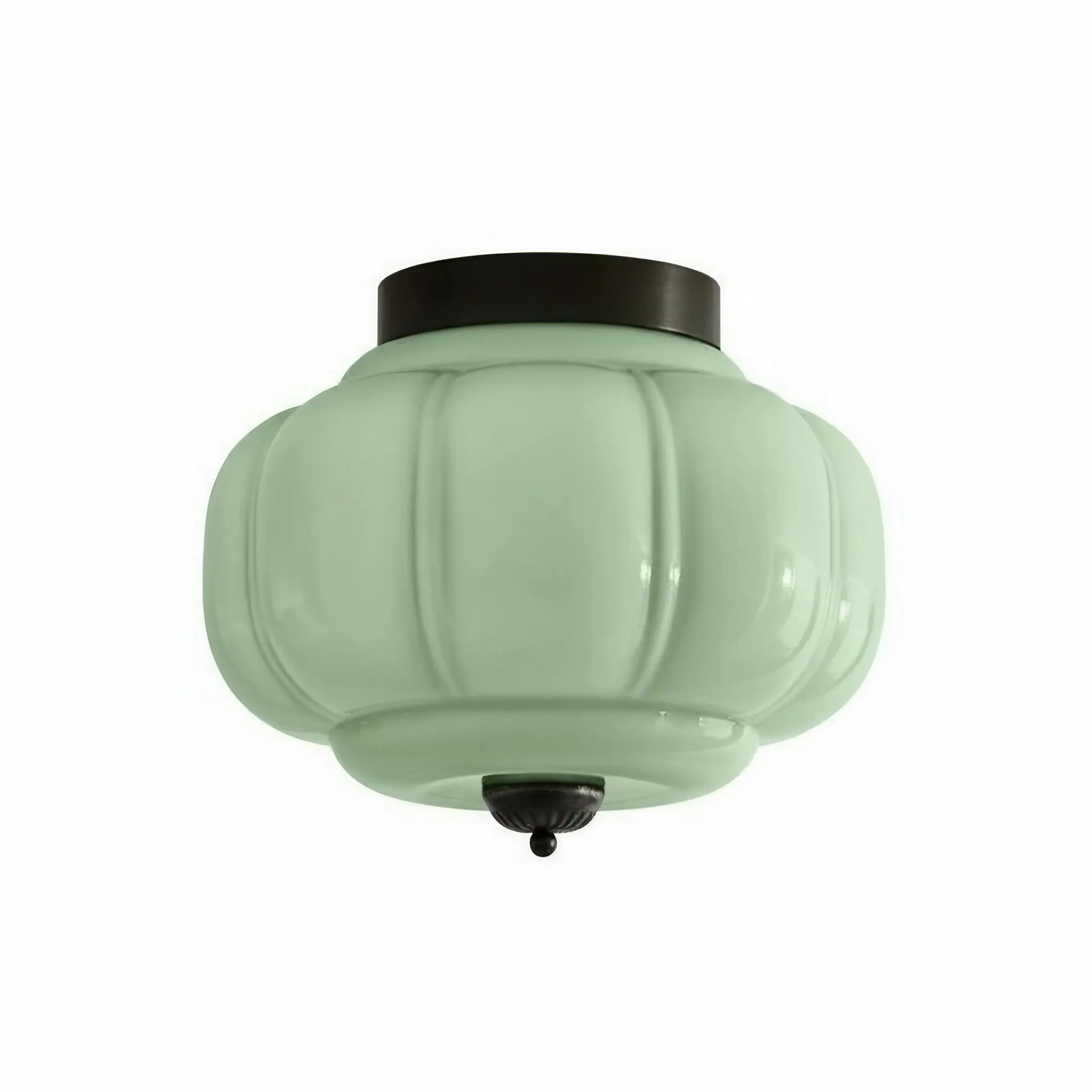 Eloise Ceiling Light - Elegant Retro Brass Ceiling Light for Living Room G55