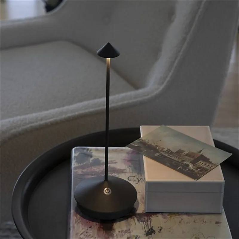 Glimma Rechargeable LED Table Lamp - Modern Portable Lamp for Living Room