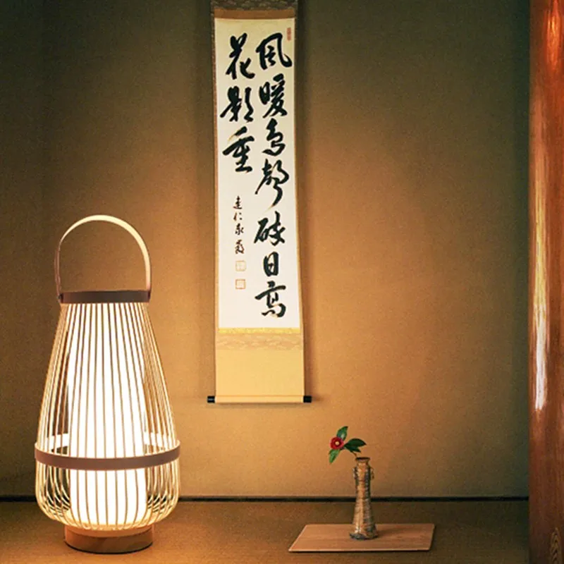 Tatami Zen Art Bedside Table Lamp