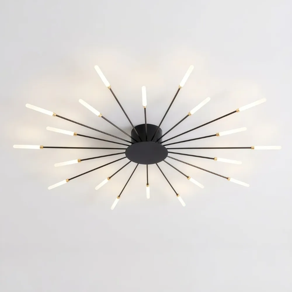 Sputnik Led Fireworks Flush Mount Ceiling Light S40