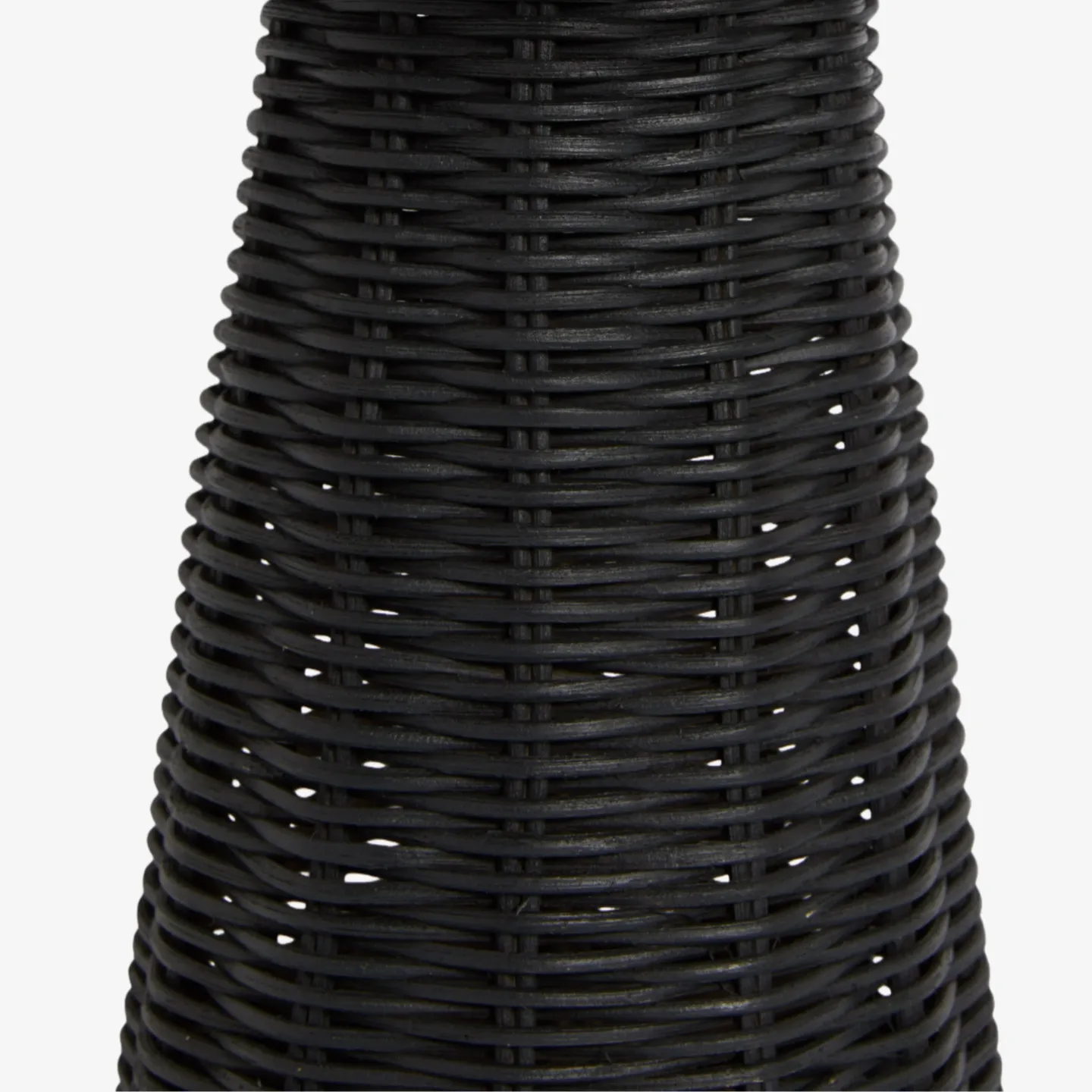 Wickara Sculptural Rattan Mini Table Lamp - Natural Woven Finish Suitable for Side Tables & Entryways T700