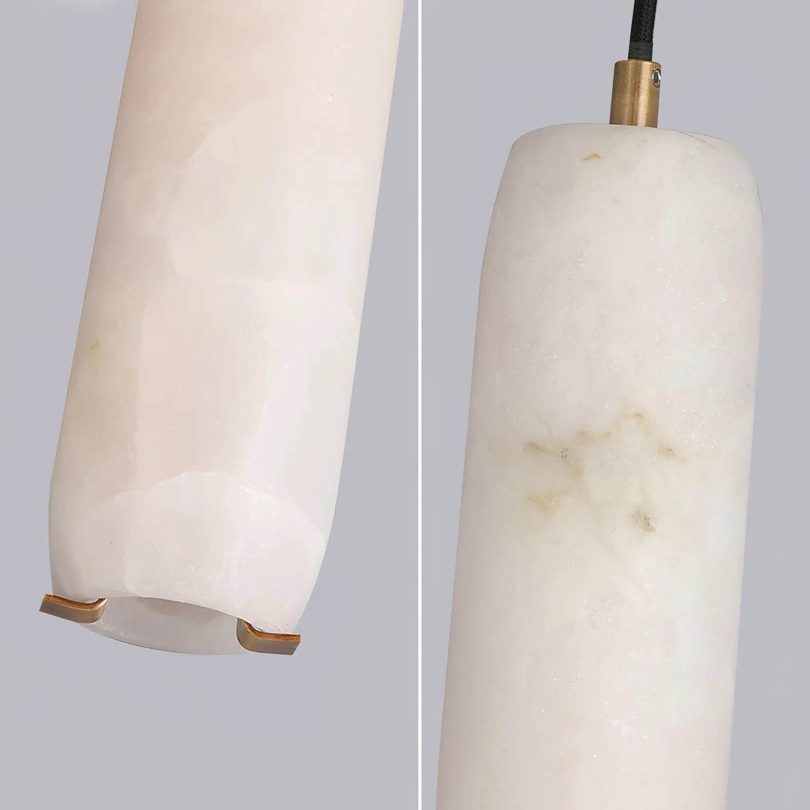 Alabaster Flute Wall Lamp T1661