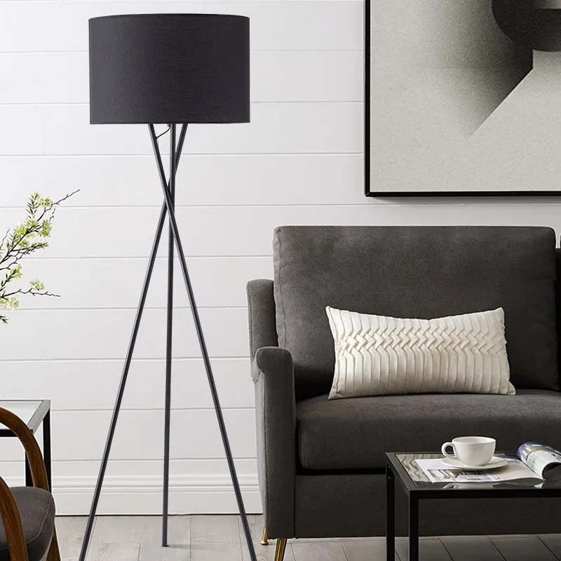 Modern Tripod Floor Lamp for Bedroom/Living Room