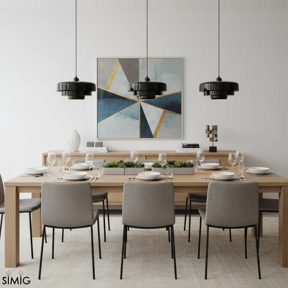 Triple Layer Disc Macaron Cake Pendant Lamp S103