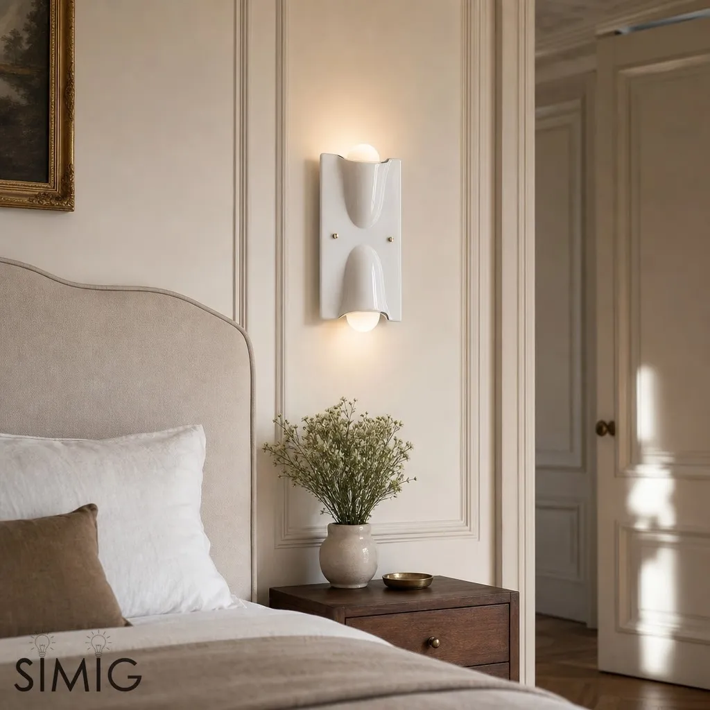 Colorful Sculptural Wall Lamp – Resin Design for Living Room