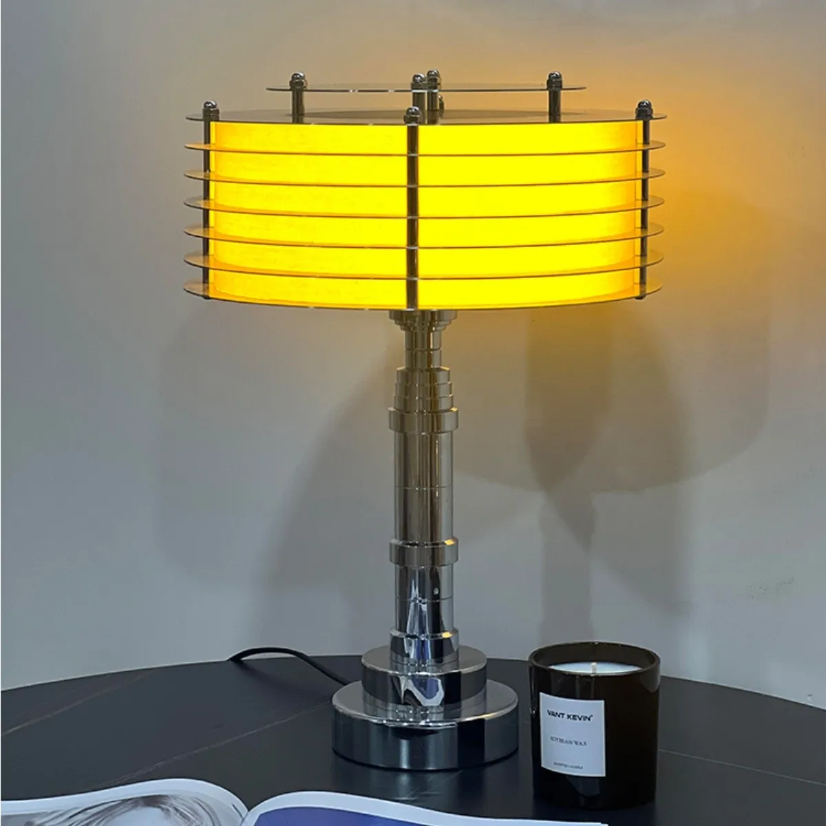 Modern Layered Lamps in Stainless Steel – Table & Floor Options S257