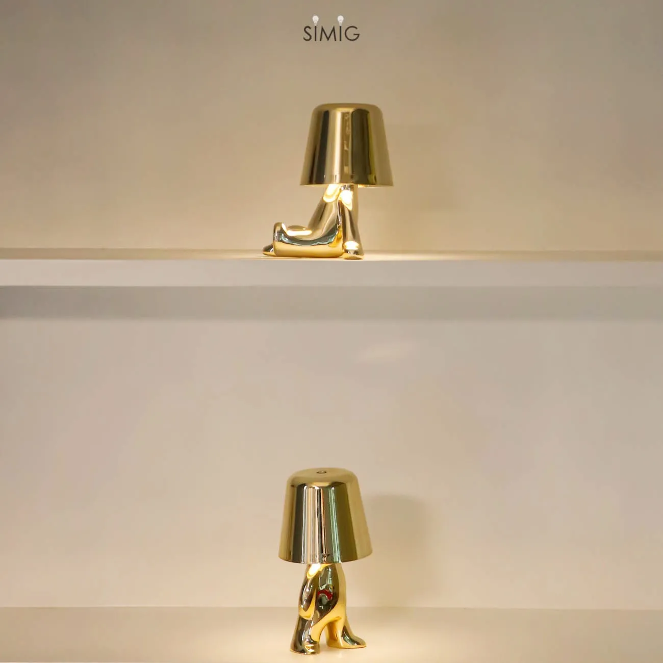 Aurabrova Human Figure Table Lamp - Modern Sculptural Design for Living Room
