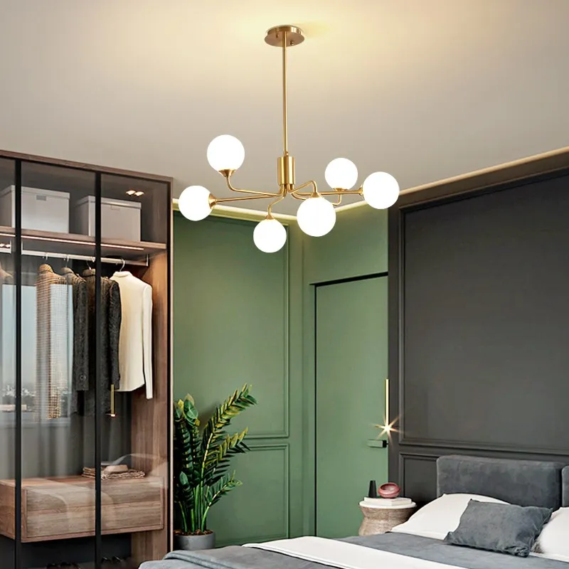 LUXURY Glass Ball Chandelier