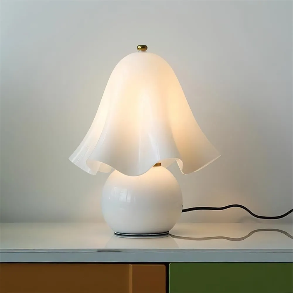 Bellina Sculptural Bell Flower Table Lamp - Accent Lighting for Room T281
