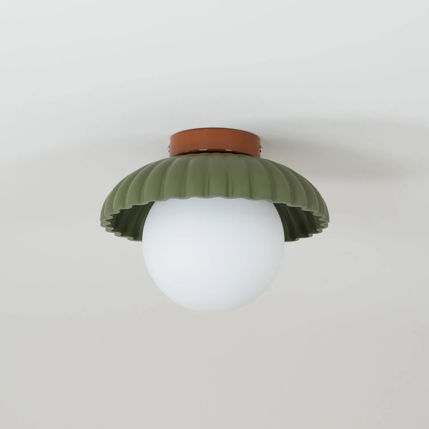 Alien Cream Glass Ceiling Light - Modern Nordic Ceiling Fixture M77