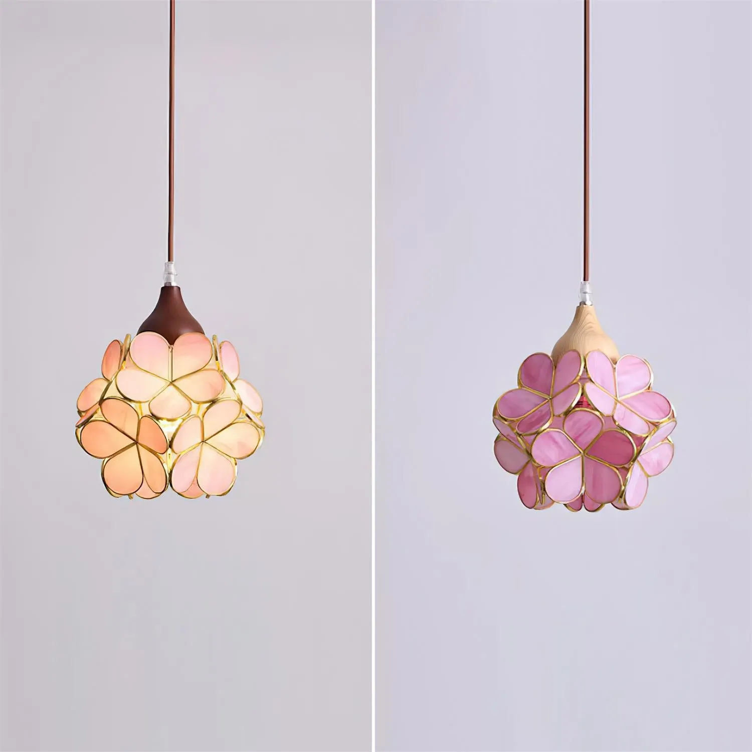 French Creative Pastoral Style Flower Pendant Light M136
