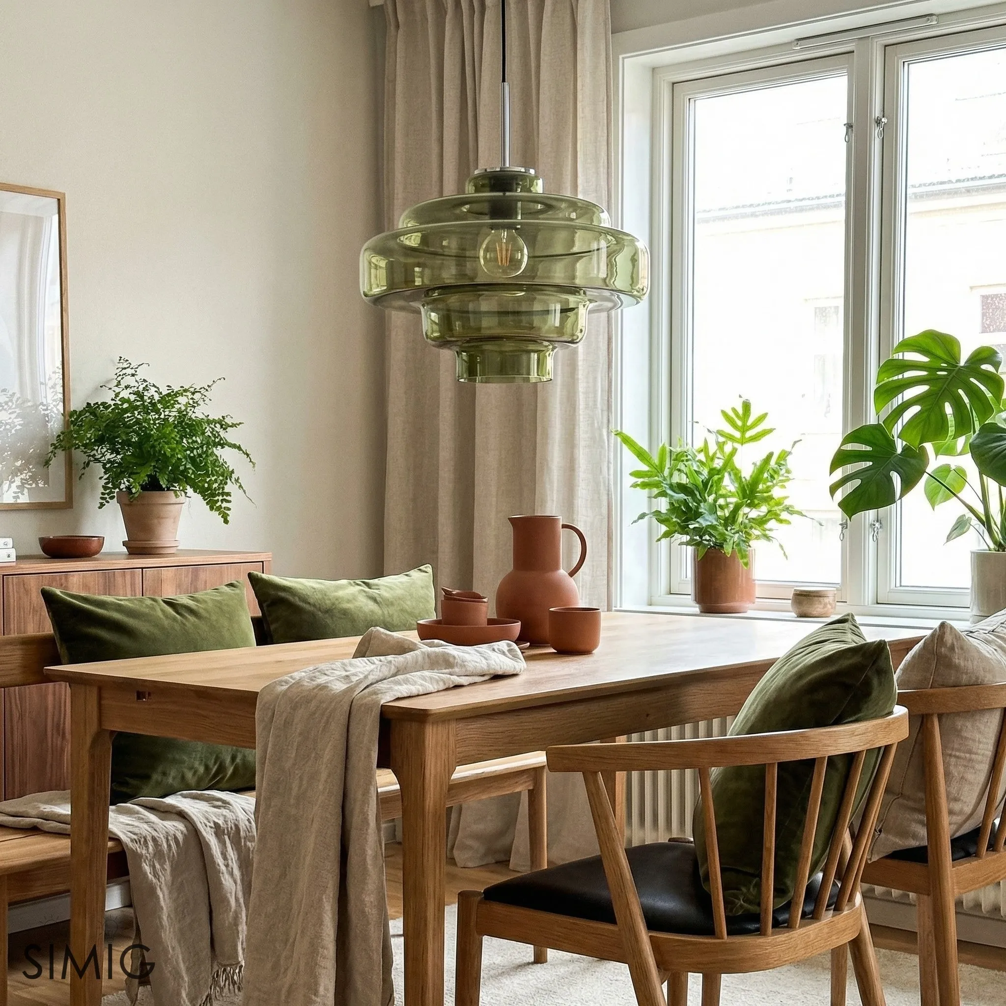 Koloro Multi-Layer Pendant Light - Vintage Metal and Glass for Living Room T277