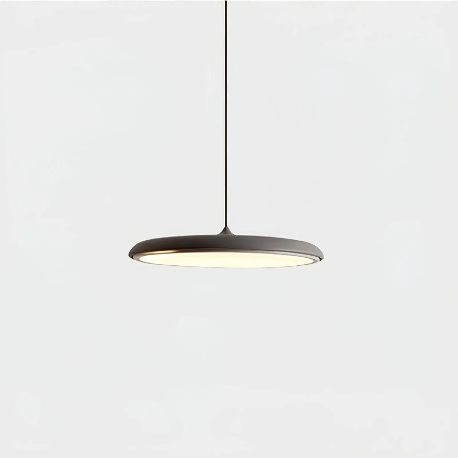 Modern Metal Saucer Pendant Light – Slim Design with LED Lighting M45