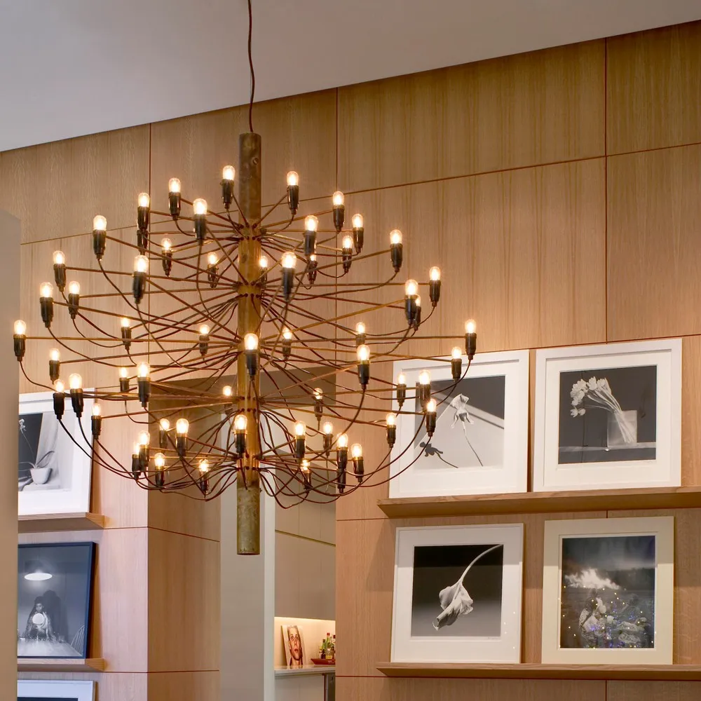 Tendrila Multi-Light Chandelier - Industrial Style Pendant Light for Dining Room