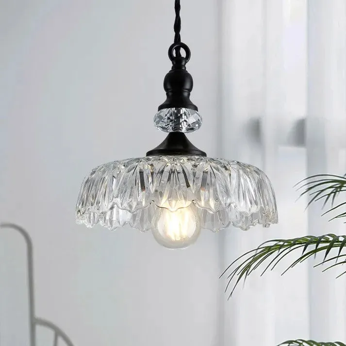 Mid Century Mini Kitchen Island Glass Pendant Light G38