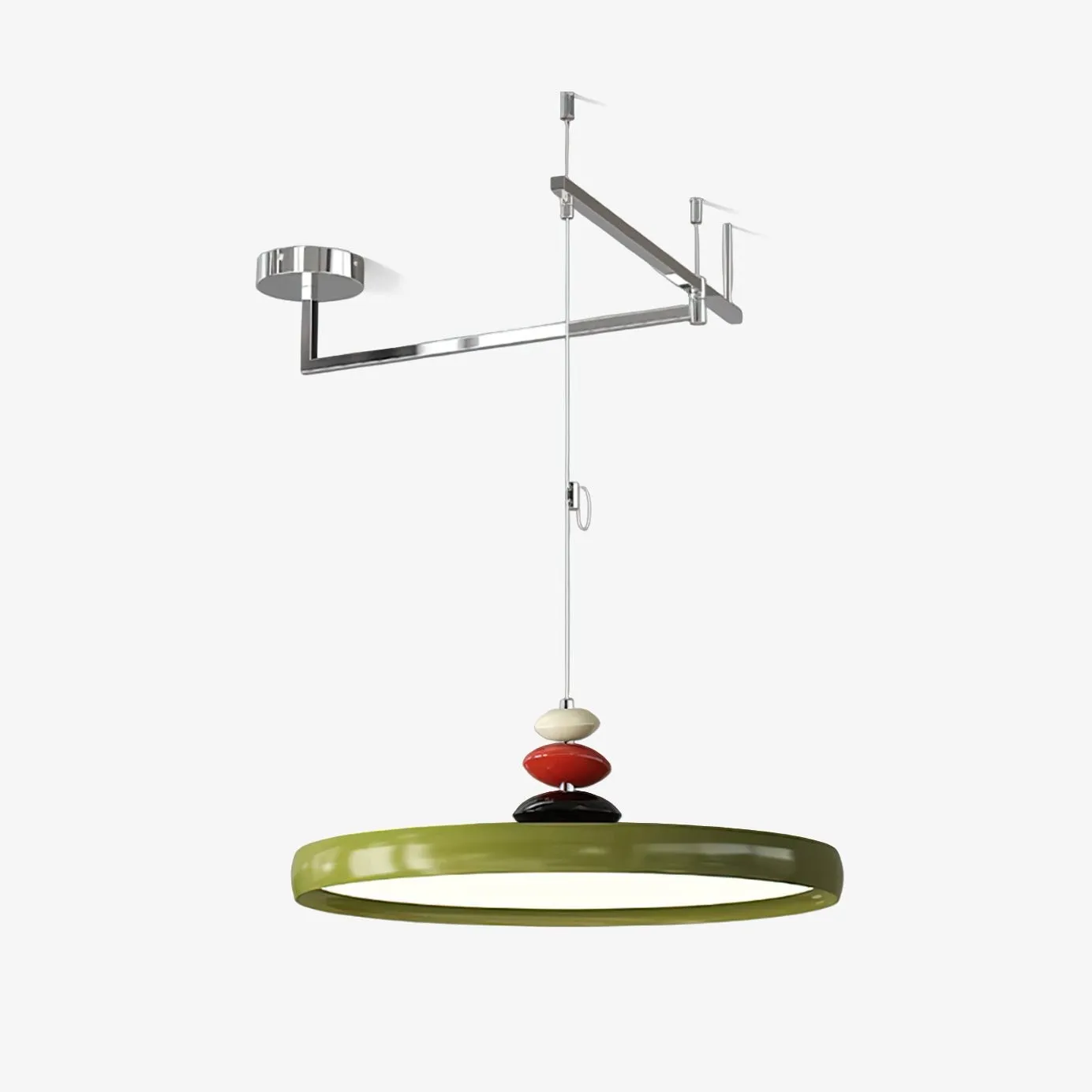 Swing Arm Stone Pendant Light M406