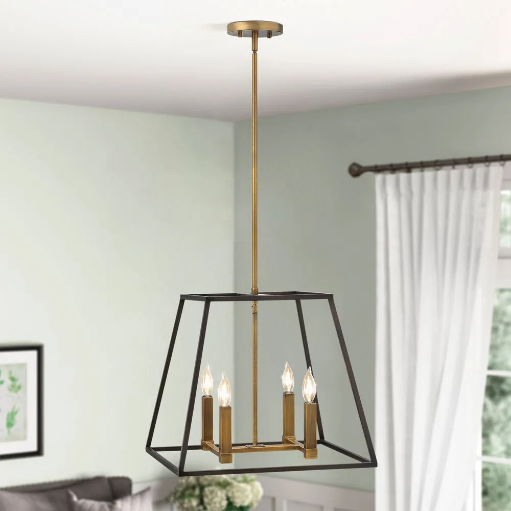 Trapezium Cage Pendant Light