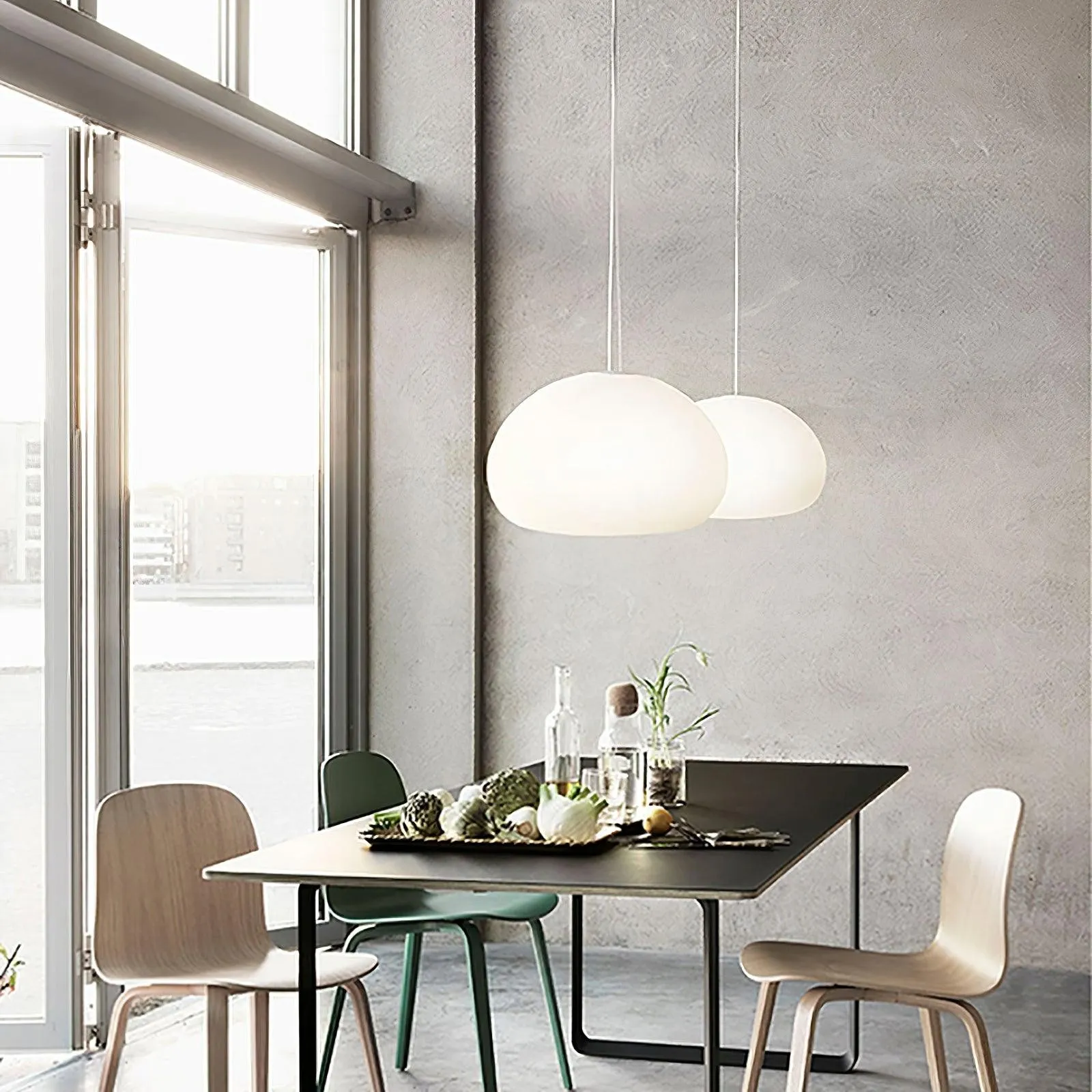Steamed Bun Pendant Light M315