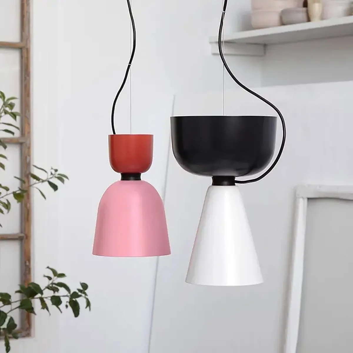 Contemporary Coloured Alphabeta Pendant Lamp S60