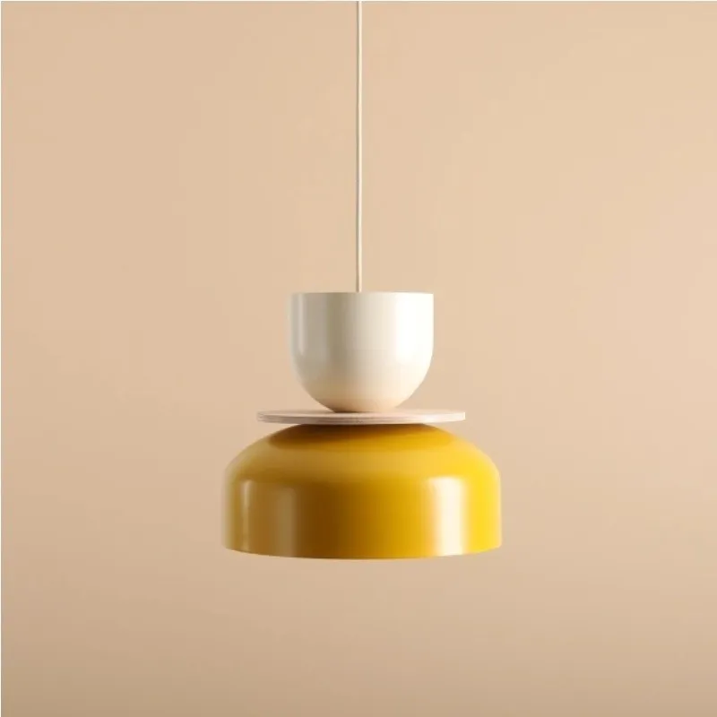 Modern Dual‑Shade Pendant Lamp With Scandinavian Style S227