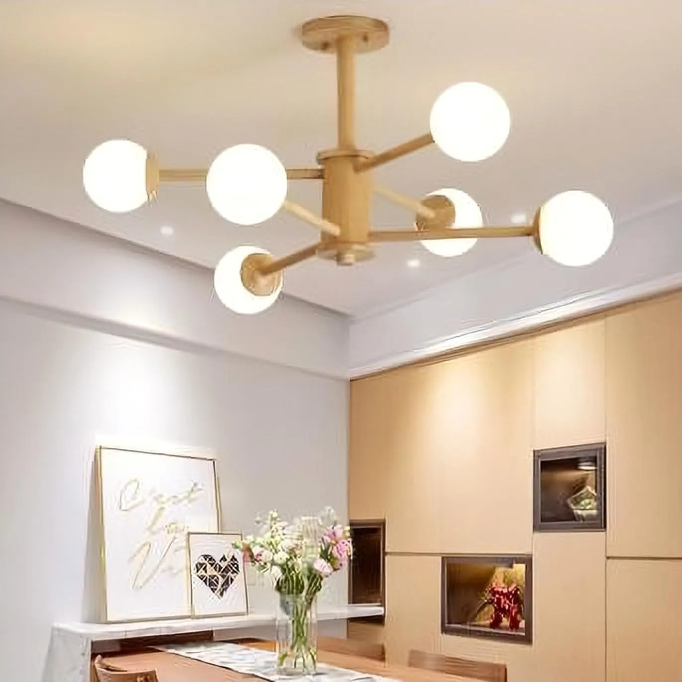 LIGN Wooden Molecular Light