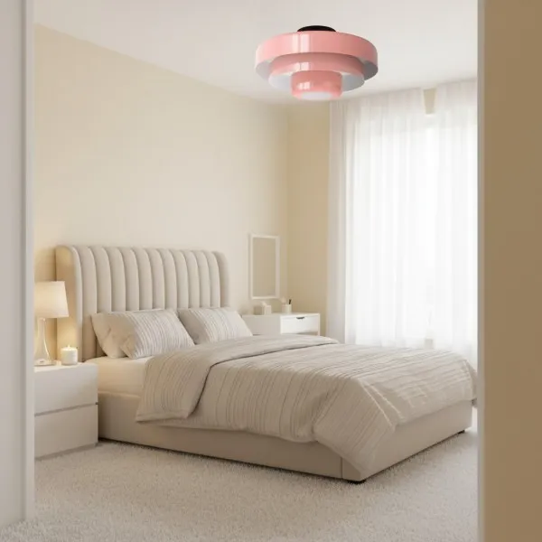 Veleora Triple Layer Disc Ceiling Light - Bauhaus Colorful Design S361
