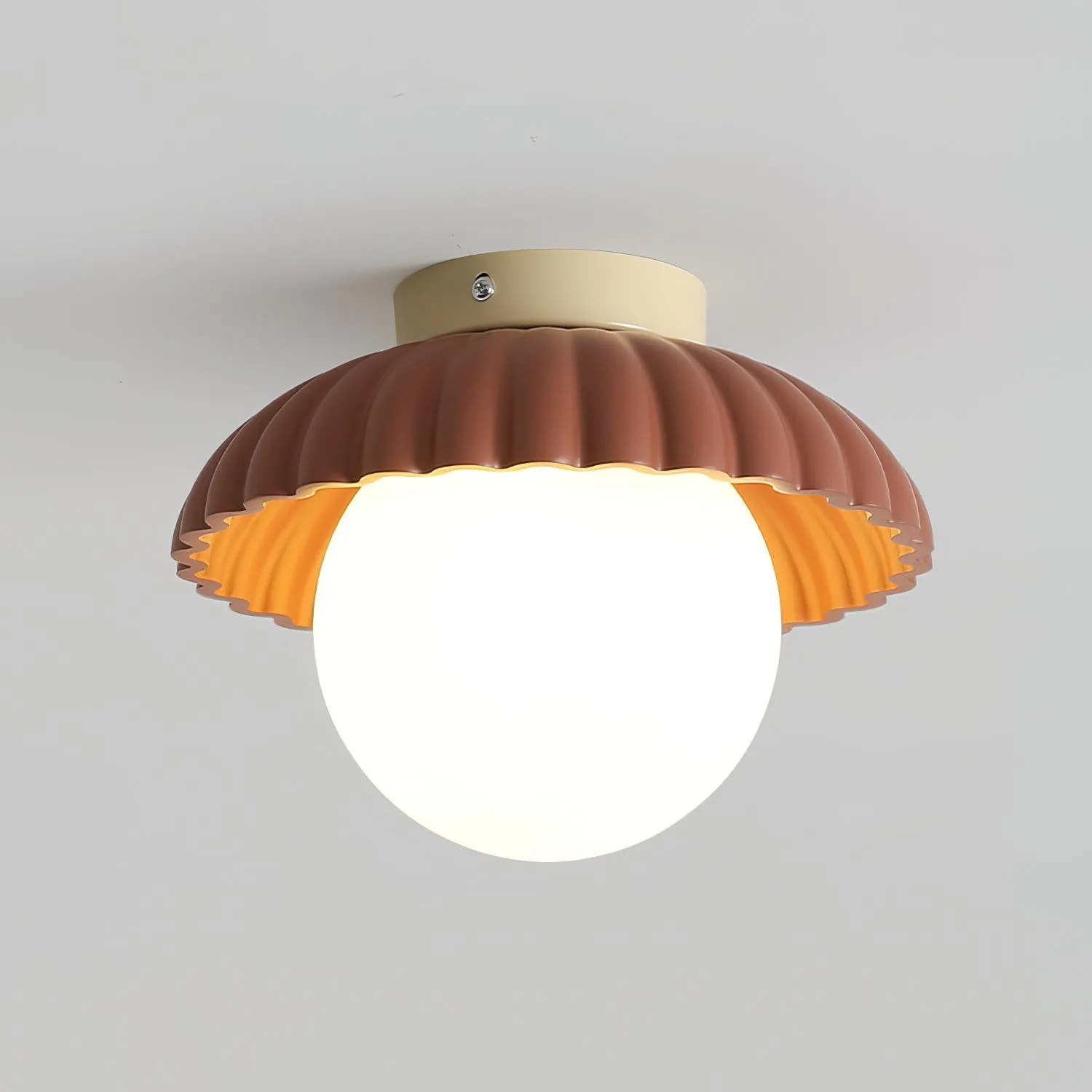 Alien Cream Glass Ceiling Light - Modern Nordic Ceiling Fixture M77