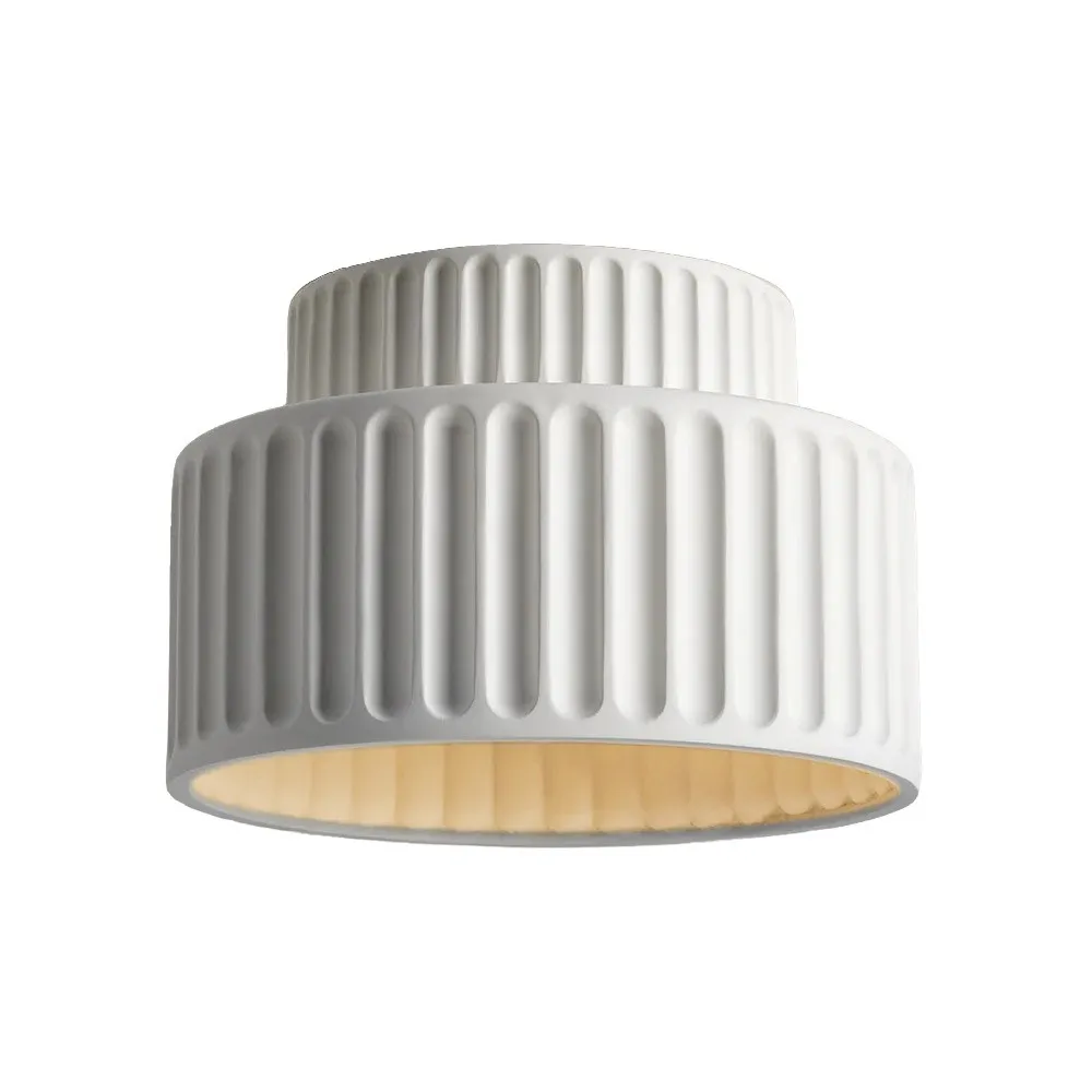 Modern Solid Color Recessed Resin Ceiling Lamp S177