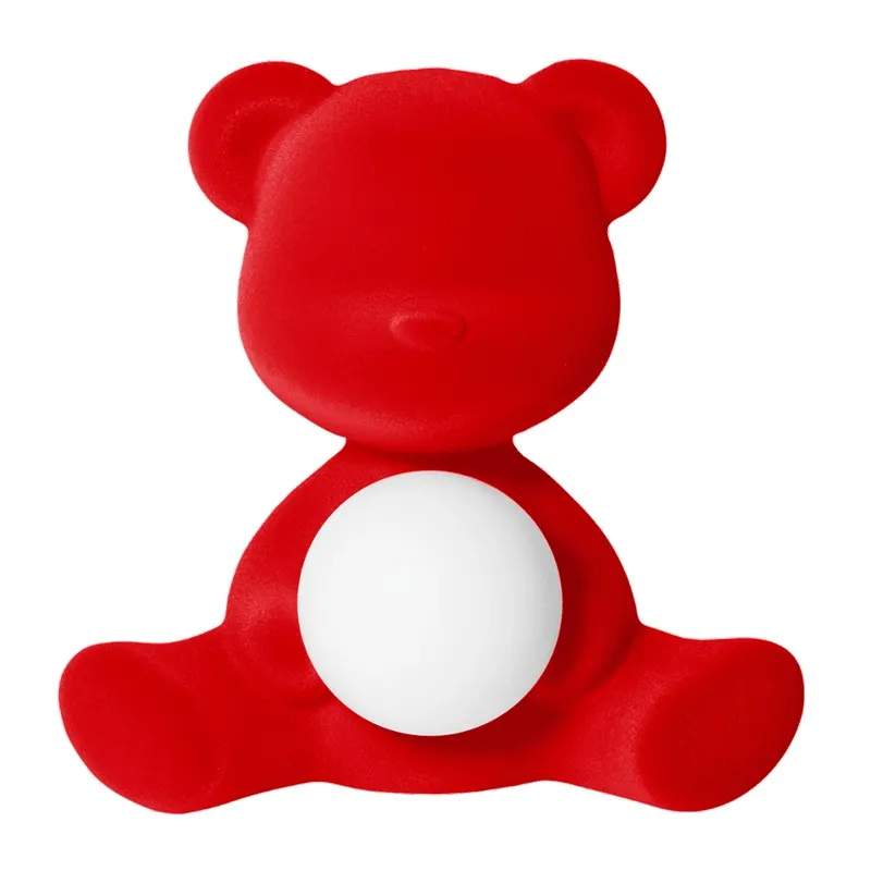 Teddy Girl Lamp Velvet Finish