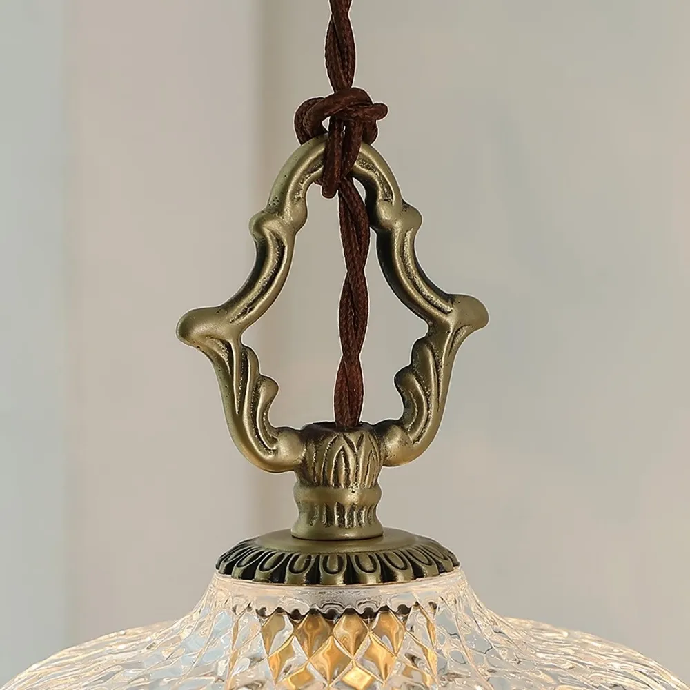 Norivo Crystal Pendant - Refined  Crystal Shade for Dining Areas T1102