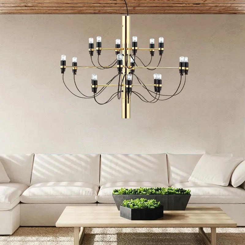 Tendrila Multi-Light Chandelier - Industrial Style Pendant Light for Dining Room